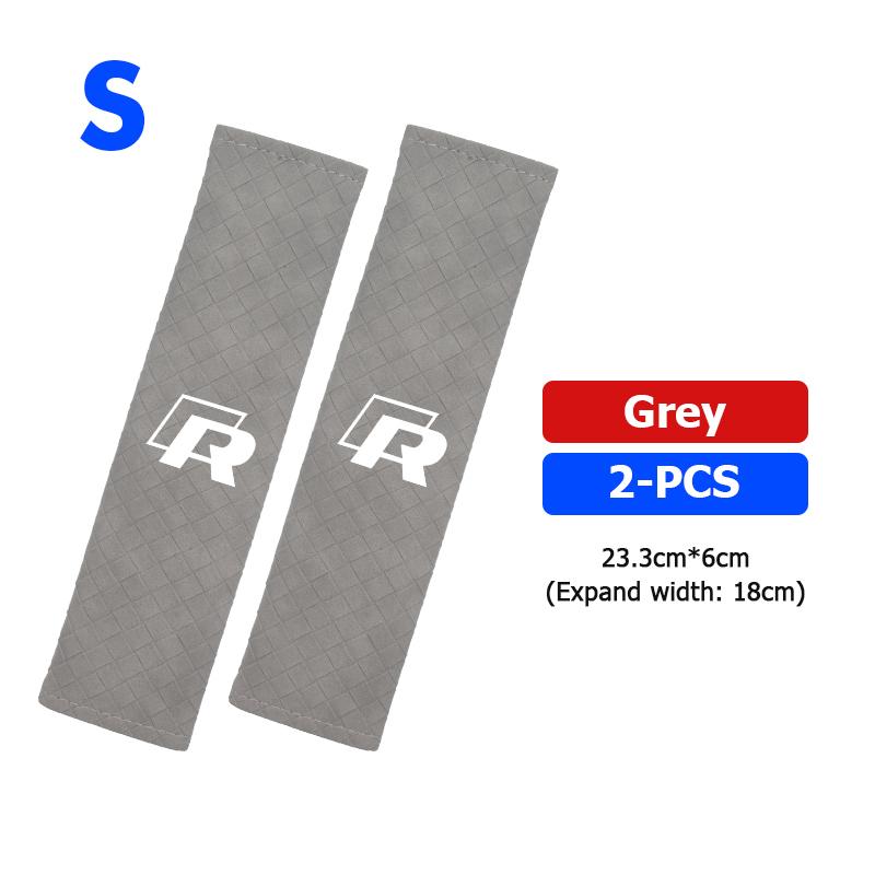 For Volkswagen VW Car Seat Belt Shoulder Pad Extended Safety Belt Protection Cover Tiguan CC Jetta Polo Golf 4 5 6 Passat B5 B6 DCSX4