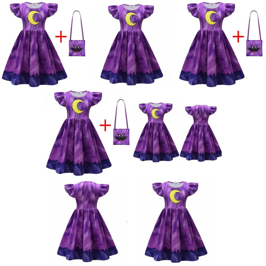 Smiling Critters Girl Cosplay Dress For Kids Halloween Costume With Milk Silk Material For Girls 3-8 Years