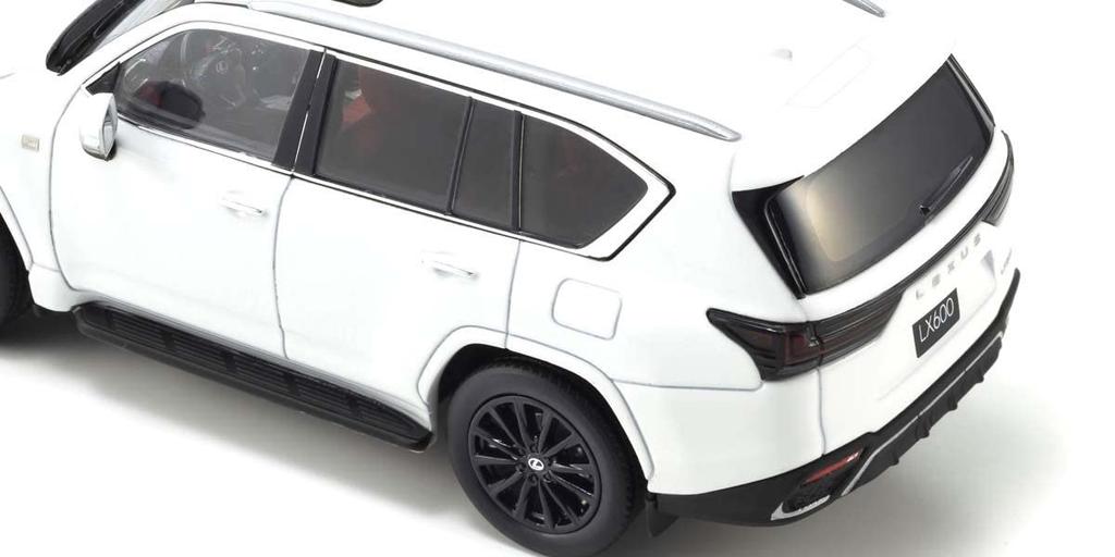 Kyosho Original Lexus LX 600 F SPORT Nova Only Vehicle Completed Product KS03909FW 1/43 (White GF/Export LHD)
