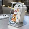 Мягкий прозрачный чехол для телефона iPhone 17 16 11 12 13 14 15 Pro Max XS XR X 7 8 Милый мультяшный Санта-Клаус Олень Снеговик Рождественский чехол