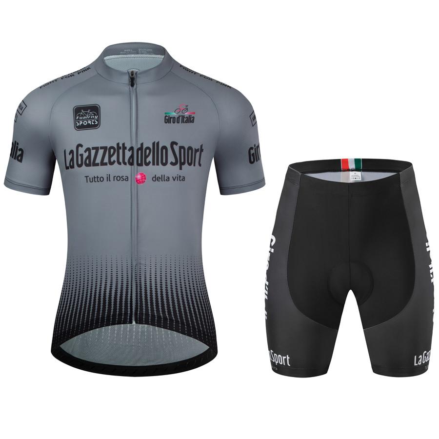 2026 Летний Дышащий Велосипедный Костюм Комплект Giro d'Italia Велосипедная Одежда R Шоссейный Велосипед Короткий Рукав Велосипедная Одежда Мужской Mtb Джерси Комплект Спортивная Одежда