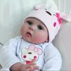 42cm 55cm Lifelike Reborn Dolls Realistic Full Silicone Baby Set Vinyl 55CM Newborn Girl Doll Princess Toddler Toy Gift