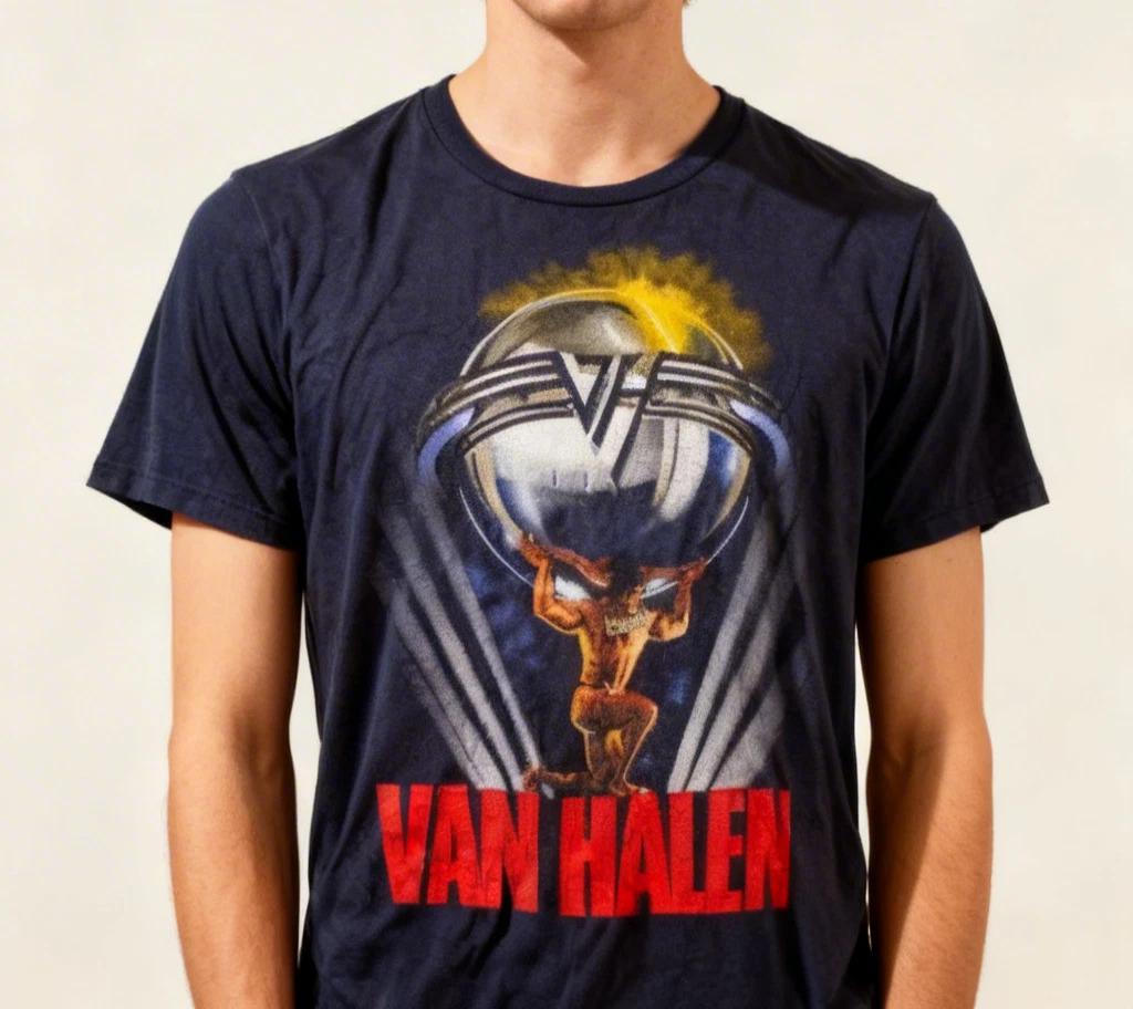 Van Halen 5150 Тур Концерт 1986 Плотная Хлопковая Футболка Размер S-5XL Новая с бирками!