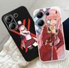 Чехол для телефона Cool Girl Anime для iPhone Samsung A55 S24 FE S25 M35 Xiaomi Redmi Note 13 Pro 14C Huawei Honor Realme, противоударный матовый чехол с защитой от царапин