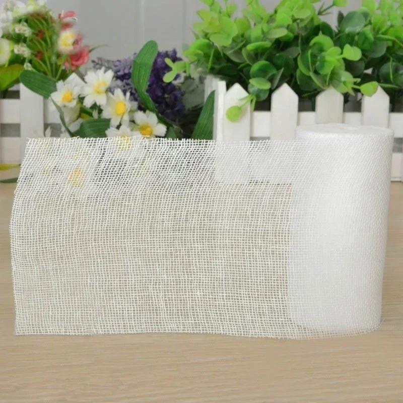 5 Rolls of New PBT Elastic Bandages with Breathable Mesh Bandages for Fixing Wounds Outdoor Fracture Survival Emergency Tools