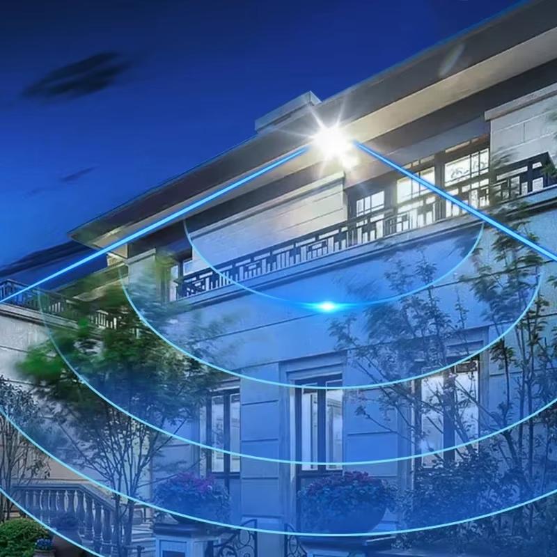 Мощные солнечные фонари для улицы, сверхяркий солнечный уличный фонарь 720 LED, солнечный настенный светильник, солнечный прожектор для гаража, сада, двора