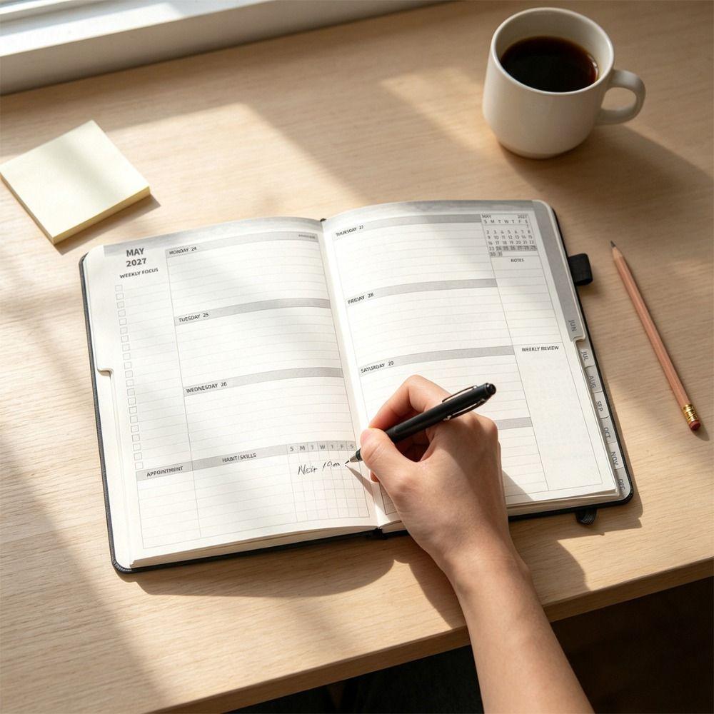 A5 Agenda Book To Do List Daily Planner Book Portable Calendar Book Gift Giving