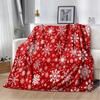 Snowflake Christmas Soft Film Plush Sofa Bed Throwing Cartoon  Blankets Modern Flannel Blanket Cover Gedruckt Bettdecke Geschenk