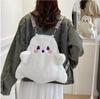 Fashionable Halloween Ghost Personalized Plush Japanese Backpack Multi-Functional Single Shoulder Crossbody Bag