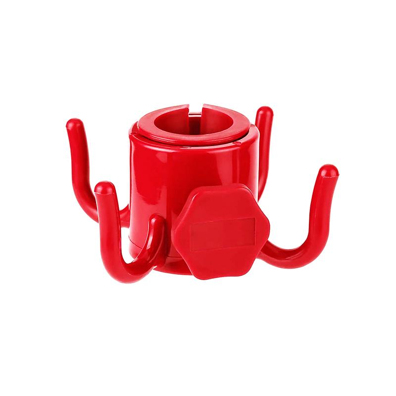 4pcs Plastic Umbrella Hooks - Secure Canopy Clips For Beach, Patio, Market Stall Umbrellas - Easy Pole Mounting Tool {NN74}