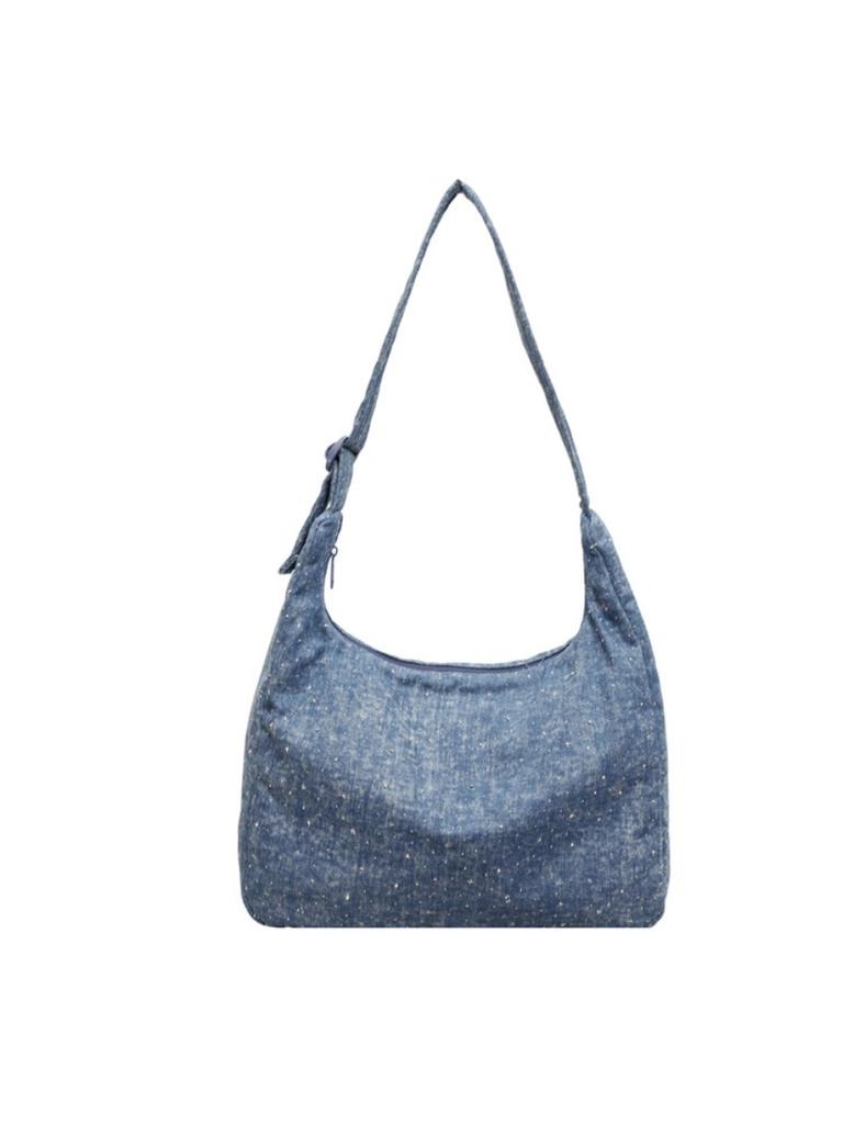 Tote Bag Women Denim Large Capacity Daily Office