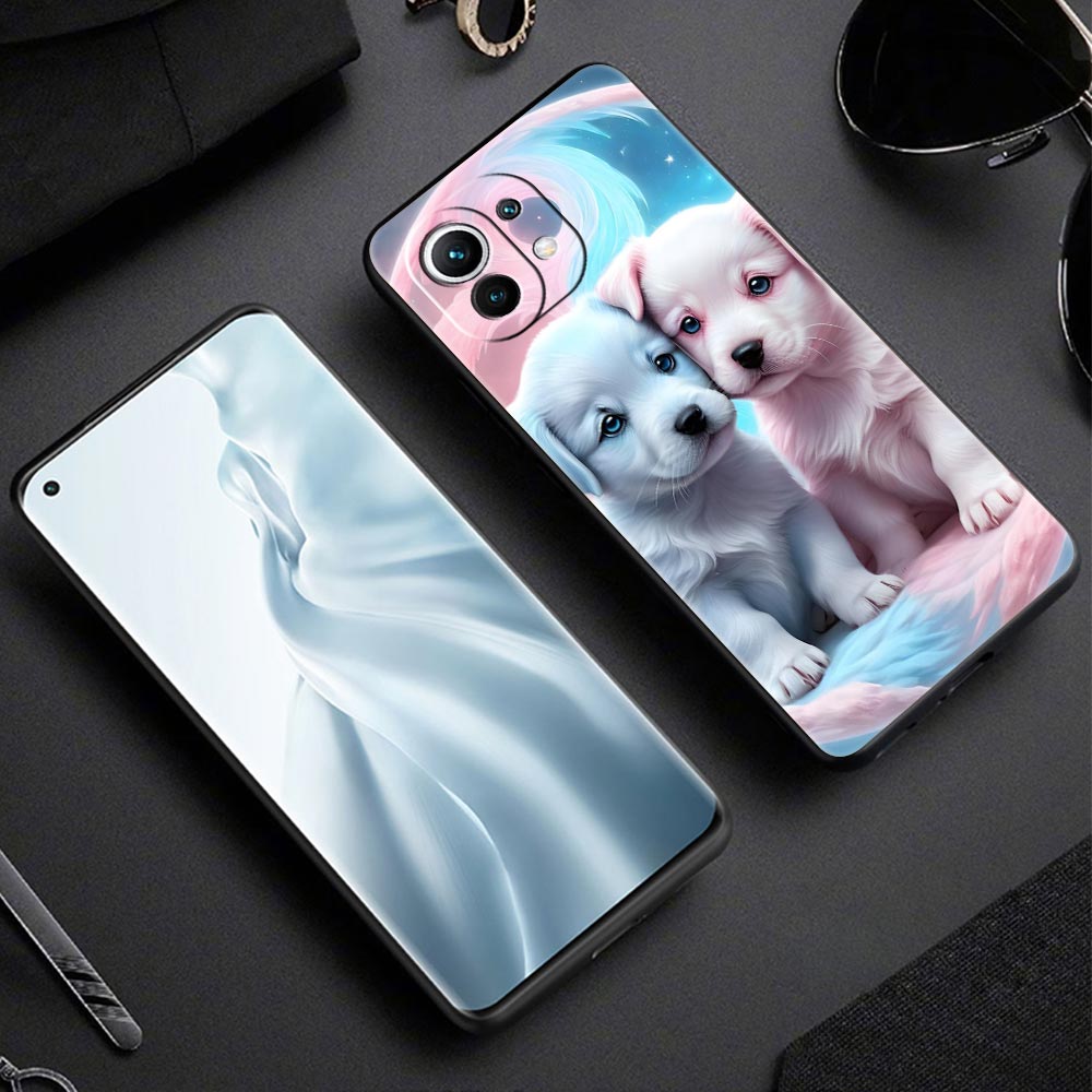 Cute Little Dog Phone Case Cover for Xiaomi Mi 17 15 14 13 12 11 Ultra 15T 14T 13T 12T 11T Pro Lite 5G Soft TPU Shell Fundas Bag