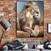Modern Animal Lion Canvas Painting Posters and Prints Wall Art Pictures for Living Room Bedroom Home Decoration