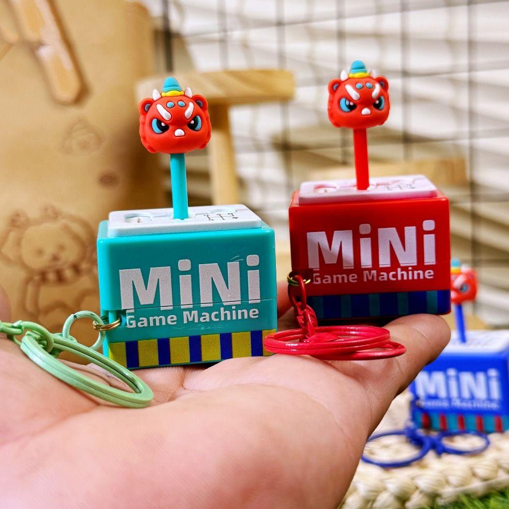 Game Keychain Shift Gears Voice Keychain Electronic Fingertip Button Key Ring Fun Gifts