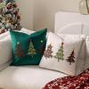 Square Christmas Pillowcase Exquisite Cushion Cover Home Decor Xmas Tree Pillowslip  Living Room