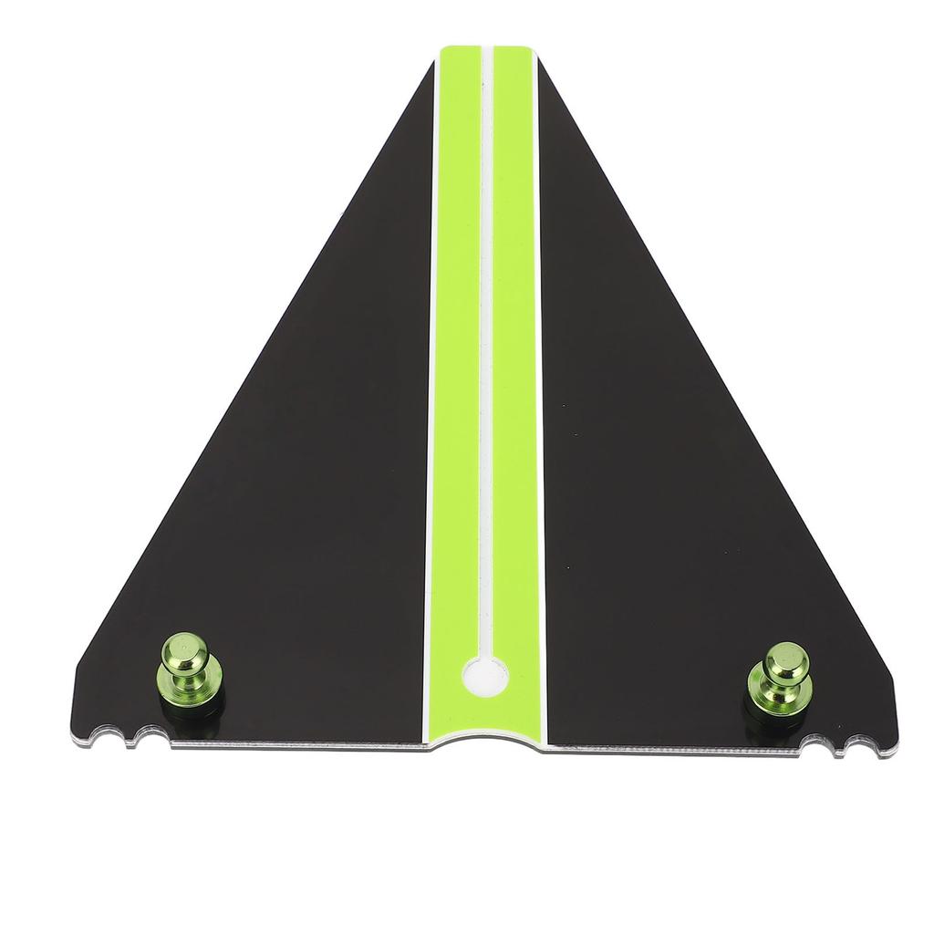 Golf Putting Alignment Mirror Shockproof Portable Training Aid Acrylic Groove Putting Mirror for Outdoor Practice