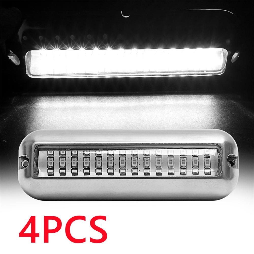 4PCS Underwater Light Speedboat Boat Lights 42 LED Navigation Lighting Boat Marine Transom Light RVS Yacht Accessories
