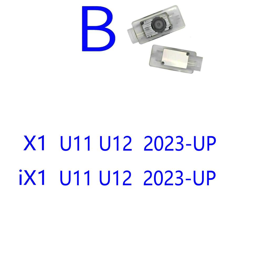 2 шт. HD Автомобильные светодиодные проекторы в двери Для Bmw X1 ix1 F48 E84 U11 U12 2014 - 2024 2015 2016 2018 2020 2021 2023 2019 2017 2022