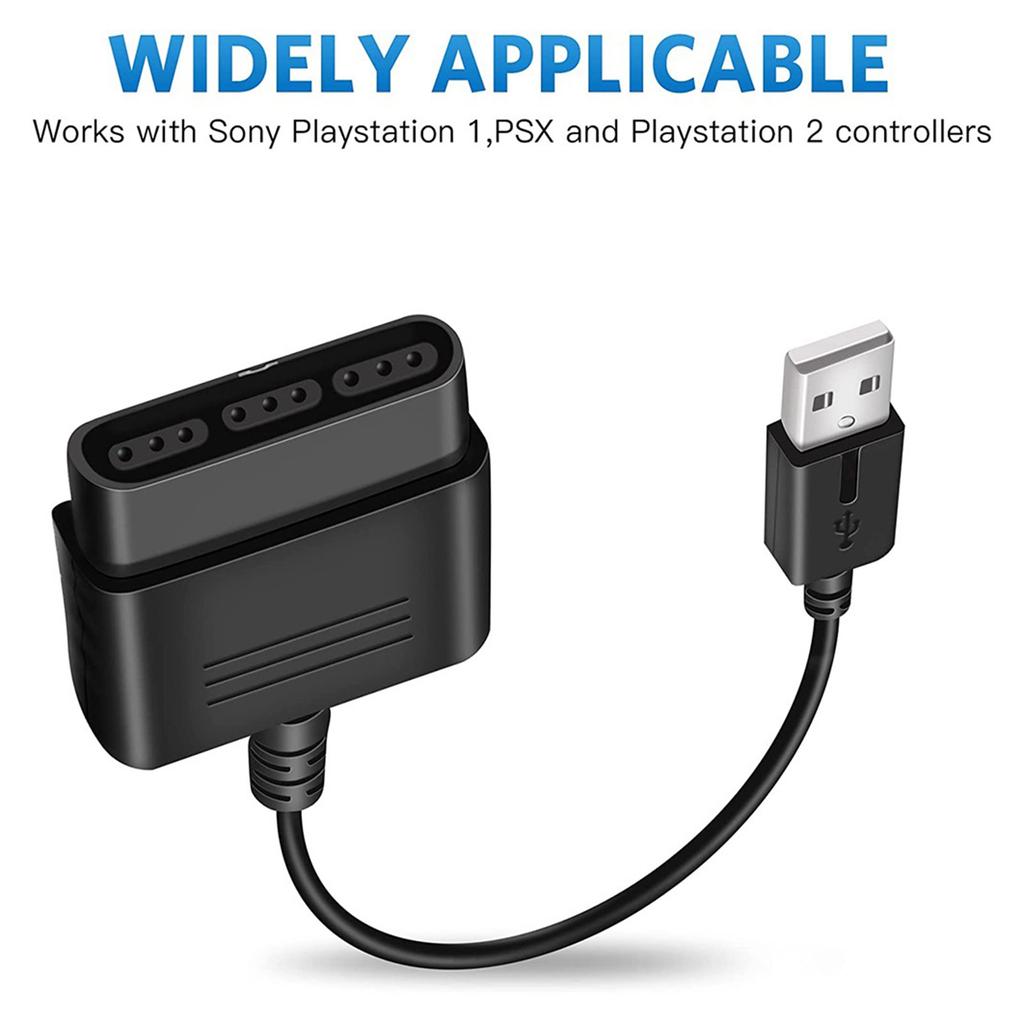 Для PS1/PS2 Dual-shock Joypad GamePad to PS3 PC USB Games Controller адаптер-конвертер кабель без драйвера ABS-материал