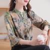 Chic Retro Chiffon Shirt for Women - Stylish & Age-Reducing Autumn 2023 Top
