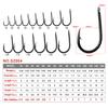 Proberos Soft Insect Hook with Barb Fish Hook Bulk Single Hook 200pcs