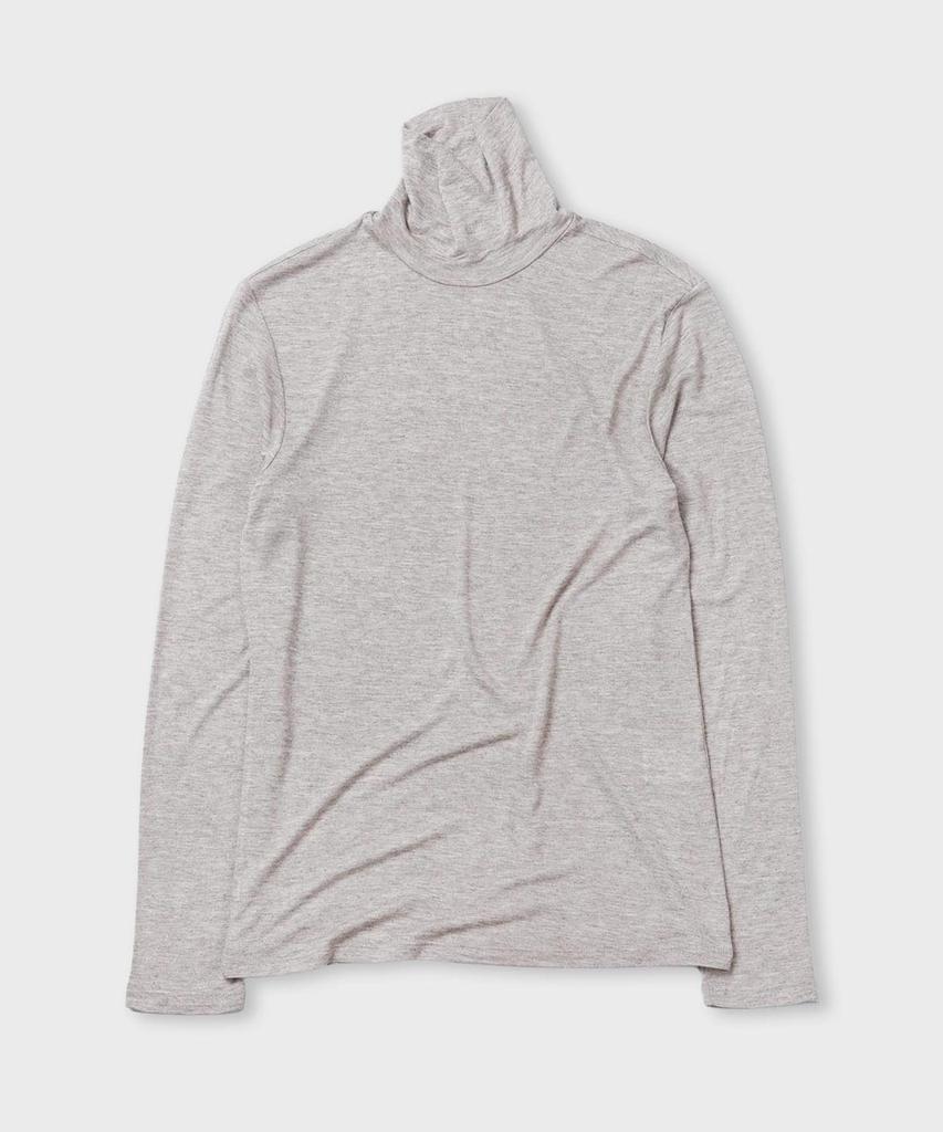 PANICALE Slim Fit Wool Blend Turtleneck T-Shirt [7 Colors] (Type B)