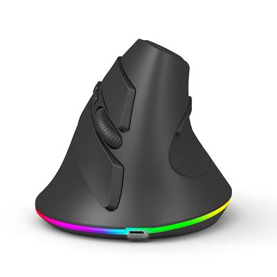 Вертикальная USB Bluetooth 3 Большая RGB 7 Вертикальная Эргономичная Совместима с Surface Мышь, Беспроводная, Подключение 5.1, Режимы, Размер, Освещение, Тихая,