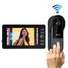 Беспроводной дверной звонок с камерой 1080P Дверной звонок с камерой 4,3-дюймовый экран для дома, офиса