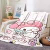 1 шт. Плед My Melody Легкий фланелевый плед для дивана, кровати, путешествий, кемпинга, гостиной, офиса, дивана, кресла