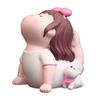Yoga Girl Figurine Cartoon Lovely Cute Fashionable Decoration Yoga Pose Girl Ornament for Car Type