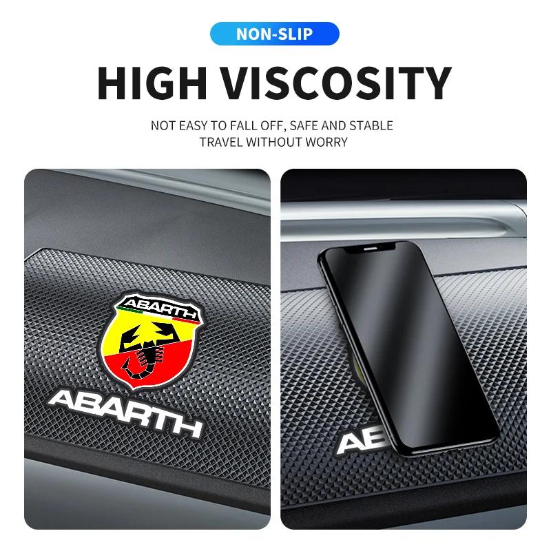 GJIFK1 1 шт. Автомобильный противоскользящий коврик Резиновый липкий для приборной панели Держатель для телефона Противоскользящий коврик для Abarth Punto 124 125 500 Fiat Viaggio