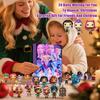 Коробка-сюрприз с 3D куклами, 24 куклы ждут, чтобы вы их распаковали, Рождественский сюрприз для друзей и детей