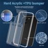 Чехол для Samsung S24 S25 Ultra с отделениями для карт Кошелек Прозрачный чехол для Galaxy Note 20 S21 S22 S23 S24 Ultra Plus Прозрачная жесткая крышка