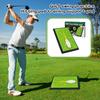 Golf Swing Practice Mat,Pearl Scale Recording Track, Outdoor Hitting Mat,Golf Beginner Training Auxiliary Mat,Swing Exerciser