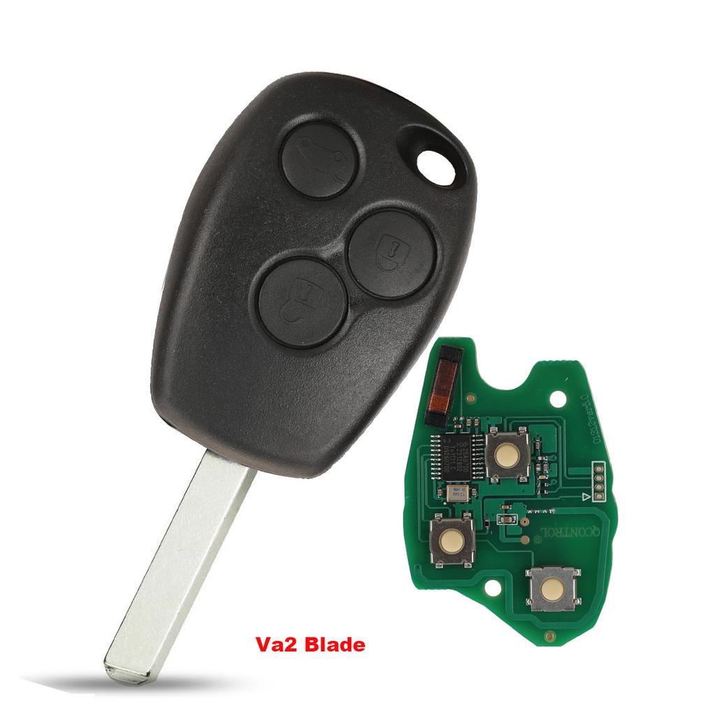 Jingyuqin Remote Key PCF7946/pcf7947/4A Chip 434MHz For Renault Trafic Vivaro Primastar Movano Replacement Control Fob Keyless