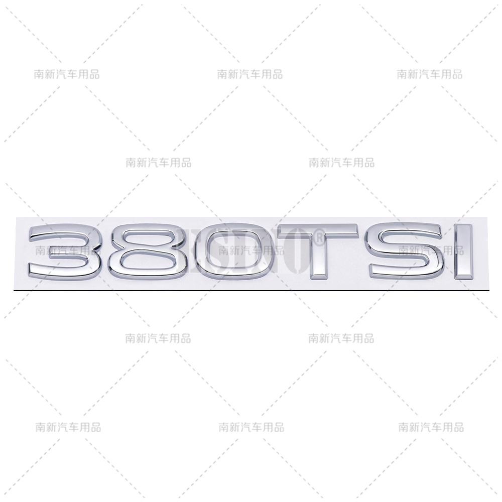 AABIO1 New Styling 3D 230 280 330 380 TSI Metal Alloy Adhesive Emblem Rear Trunk Badge Fender Sticker Car Body Decal for Volkswagen