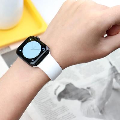 Ремешок для корпуса часов для Apple Watch 44 мм 45 мм 40 мм 41 мм 45 мм спортивный силиконовый браслет iwatch series 8 7 6 5 4SE 9 Ultra 2 49 мм