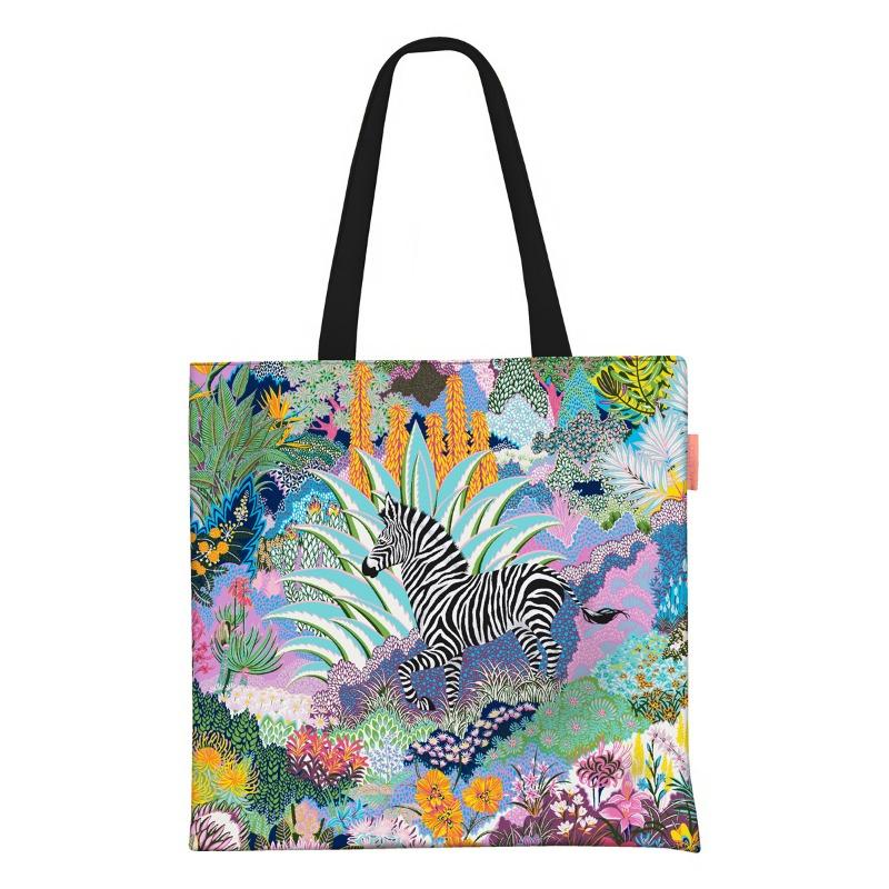 Spring new printed handbag women's oil painting series handbag shoulder bag tote bag fashion canvas bag