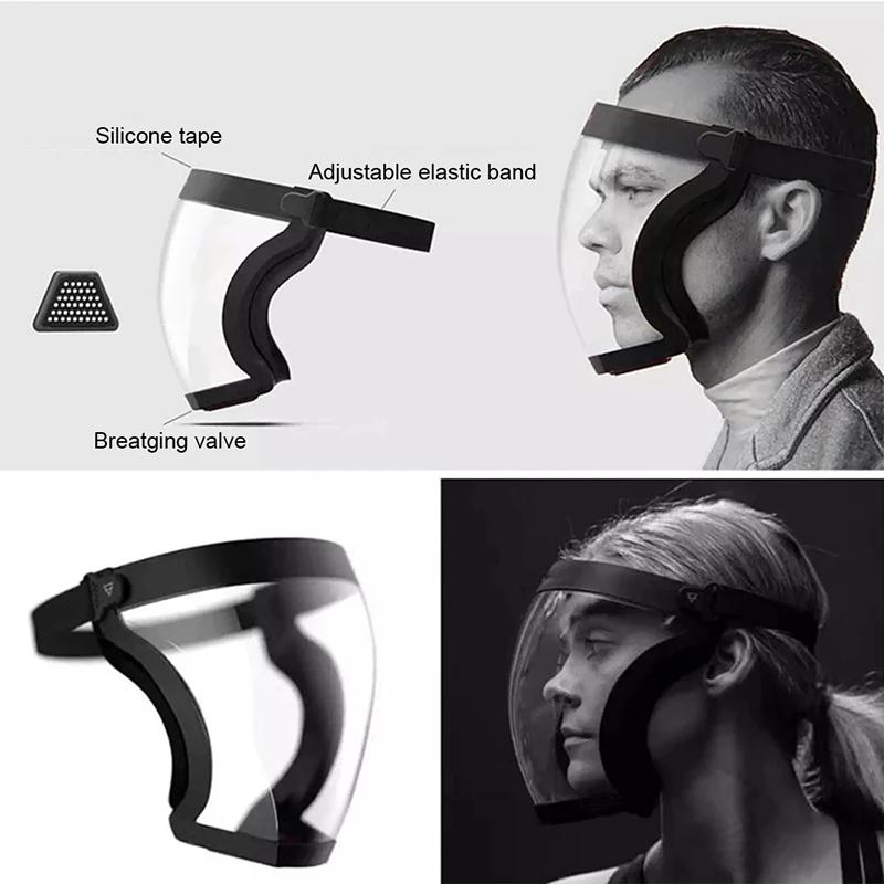 Прозрачный полнолицевой щиток, супер защитная маска, противотуманная маска для лица, защитные очки для работы, защитная маска