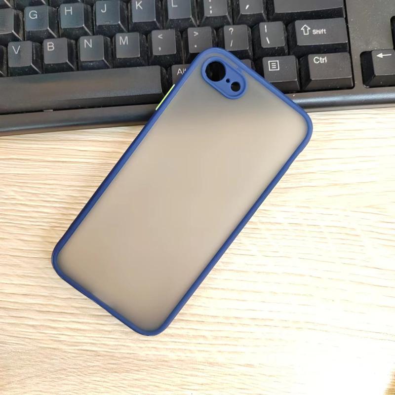 Новый противоударный чехол 2 в 1 для iPhone SE 2020 Чехол для телефона для iPhone 7 8 SE 2025 Матовый мелкопористый чехол для защиты кожи