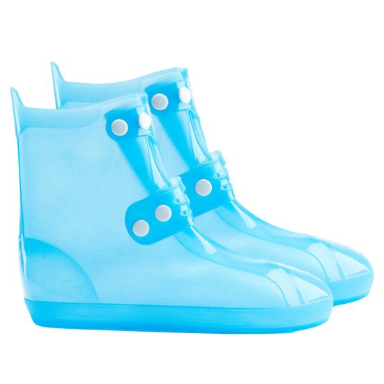 1 Pair Multi Use Boot Covers Matte Finish Convenient Foldable Waterproof Rain Shoe