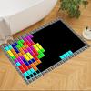 Colorful Building Blocks Pattern Non-Slip Home Carpet Design for Office Decor Living Room Bedroom Gift