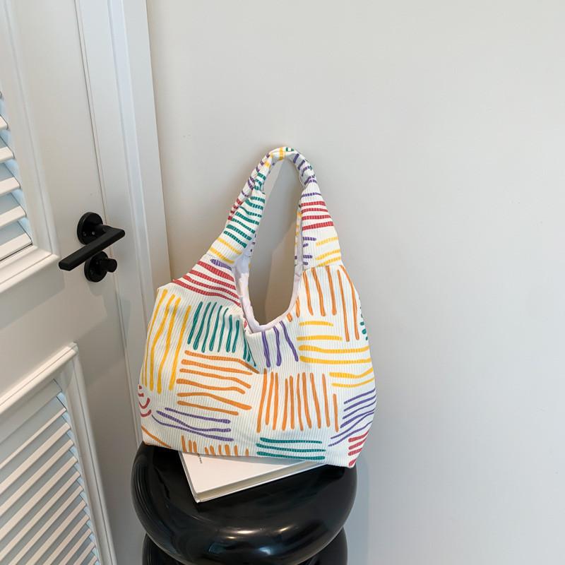 Модная женская сумка-тоут большой вместимости, стильная холщовая сумка через плечо