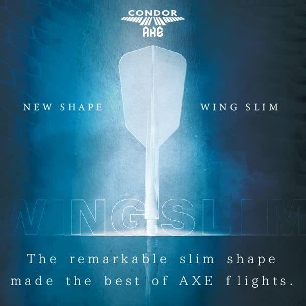 CONDOR AXE WING SLIM S Прозрачный топор Wing Slim Dart Flight Short