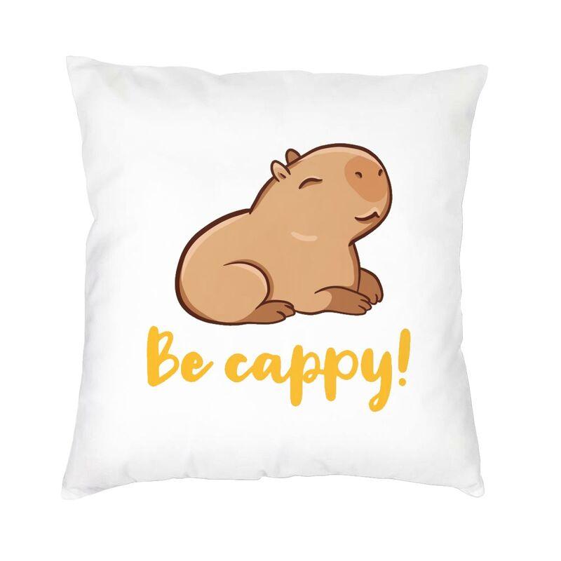 Fashion Capybara Square Throw Pillow Case Decoration 3D Double Side Printing Cushion Cover for Sofa