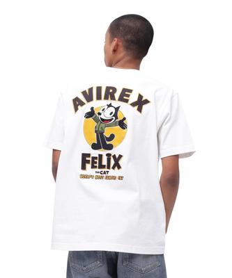 ФУТБОЛКА С ЛОГОТИПОМ FELIX EMBROIDERY, Вышитый логотип, Короткий рукав, Размер L, 030, Белый, 783-5134035