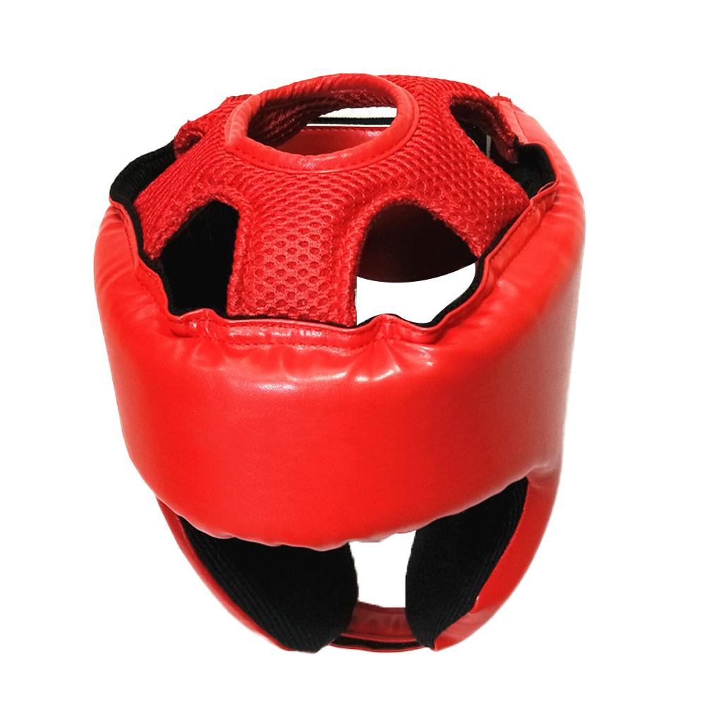 Шлем для кикбоксинга из искусственной кожи для взрослых, для мужчин и женщин, для каратэ, для кикбоксинга, для тренировок по бою, для защиты головы, для полного лица