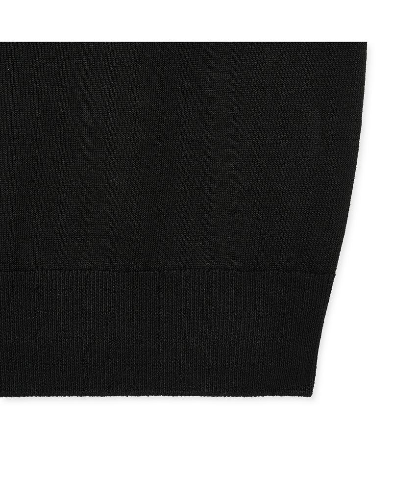 IOLO Solid Silky Half Collar_Black