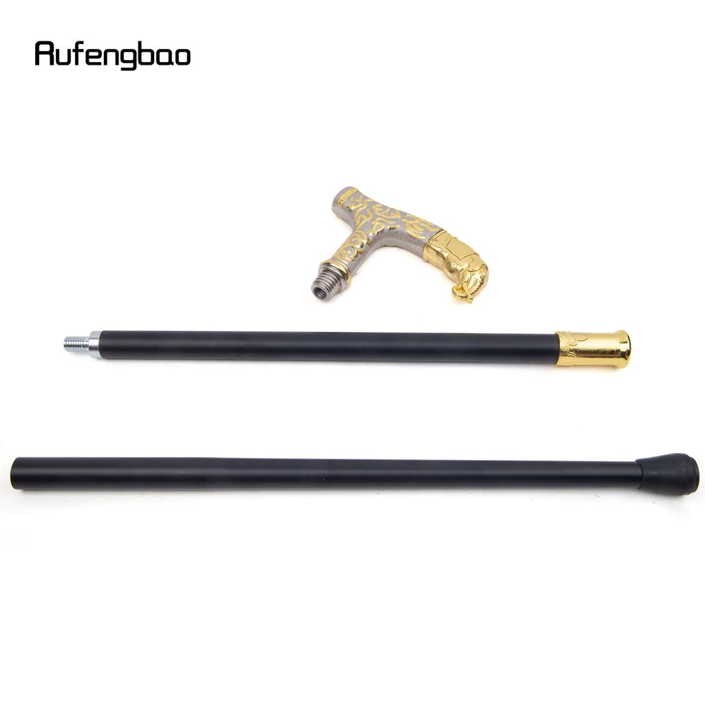 Золотисто-белая ручка в виде слона, роскошный узор, трость для вечеринки, модная элегантная трость, декоративная насадка-трость, посох 93 см