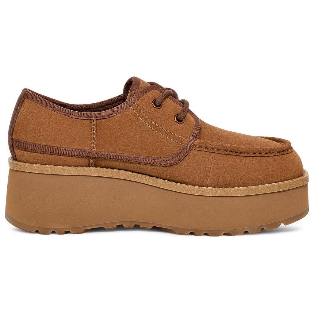 UGG Женские низкие кеды Lowmel Каштановые 1158264-CHE